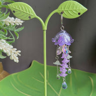 Customizable Steel Jellyfish Earrings Designs 1-6