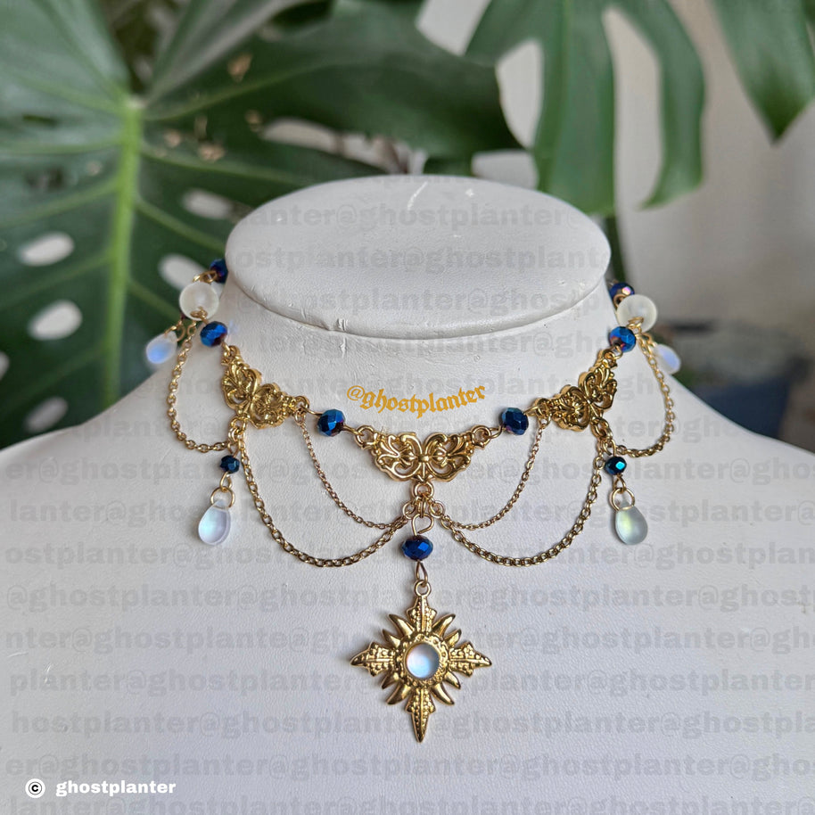 Silver or Golden Stainless Steel Oceara Necklace