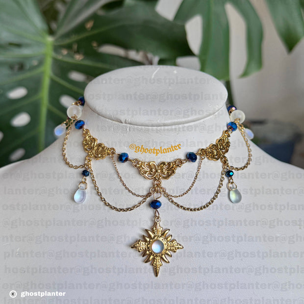 Silver or Golden Stainless Steel Oceara Necklace