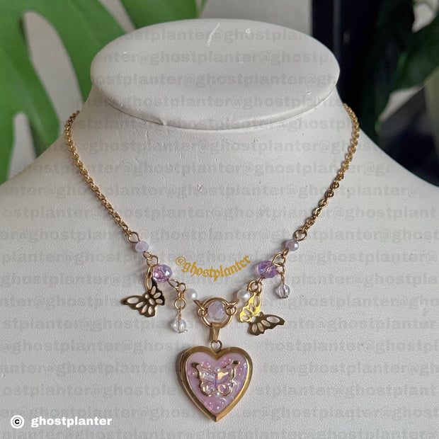 Golden Stainless Steel Locket Necklaces