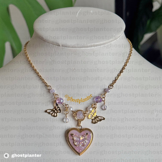 Golden Stainless Steel Locket Necklaces