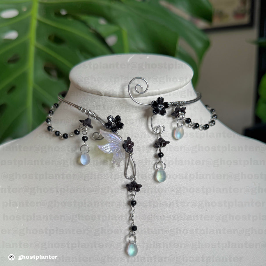 Silver Stainless Steel Morgana Necklace