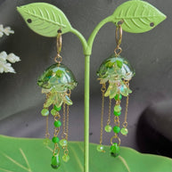 Customizable Steel Jellyfish Earrings Designs 1-6