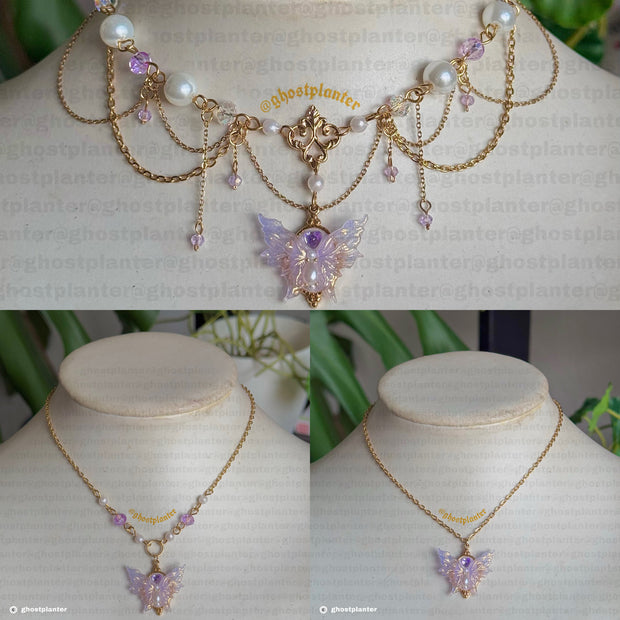 Golden Steel Elysia Necklace