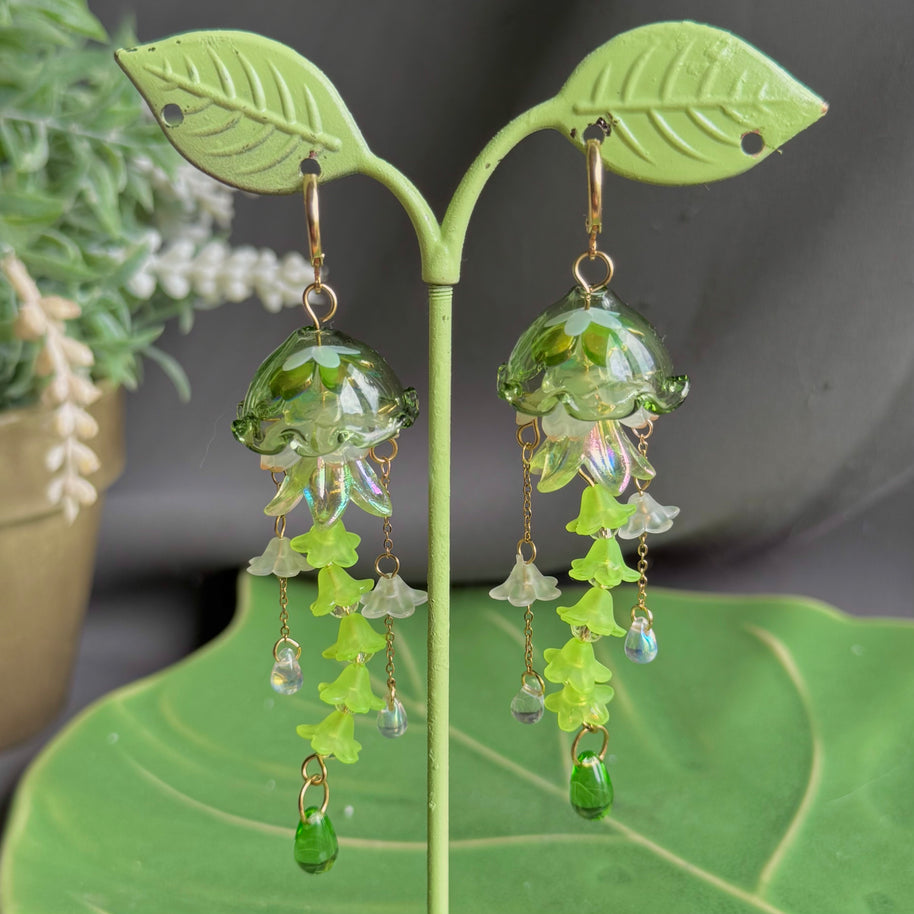 Customizable Steel Jellyfish Earrings Designs 1-6