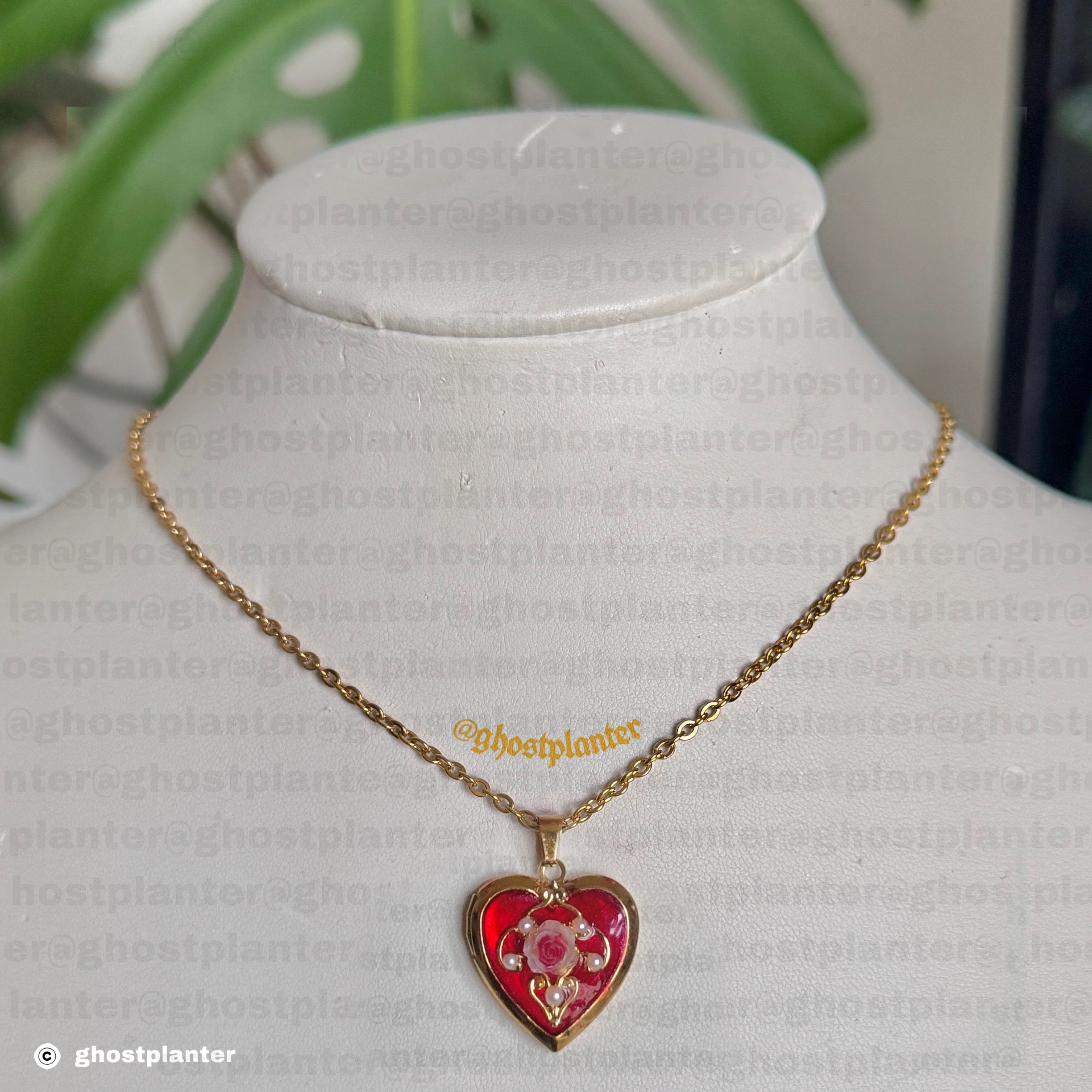 Golden Stainless Steel Locket Necklaces
