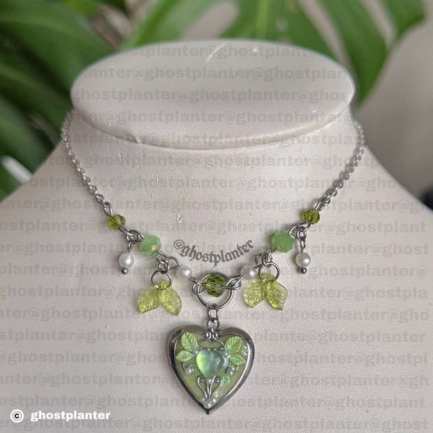 Silver Stainless Steel Locket Necklaces
