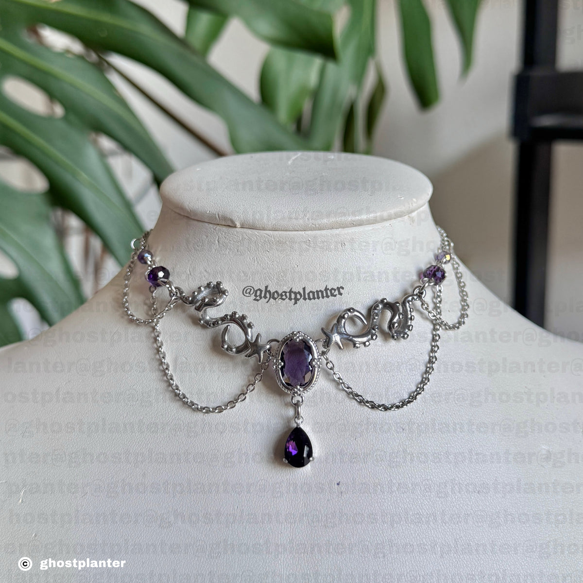 Customizable Stainless Steel Sea Witch Necklace