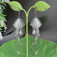Customizable Steel Jellyfish Earrings Designs 1-6