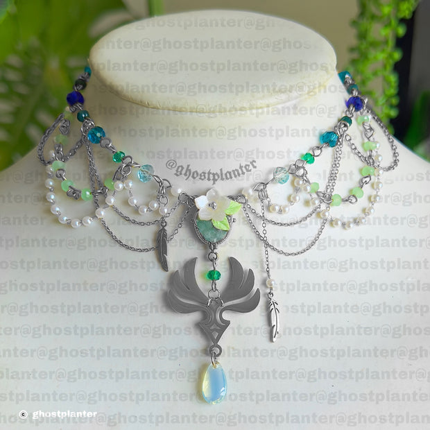 Golden or Silver Steel Venti Necklace