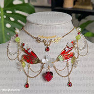 Golden Stainless Steel Isabelle Fairy Princess Necklace Necklace