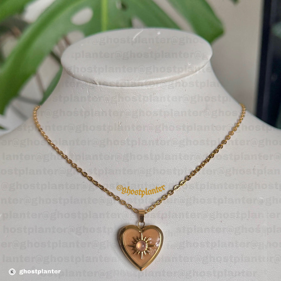 Golden Stainless Steel Locket Necklaces