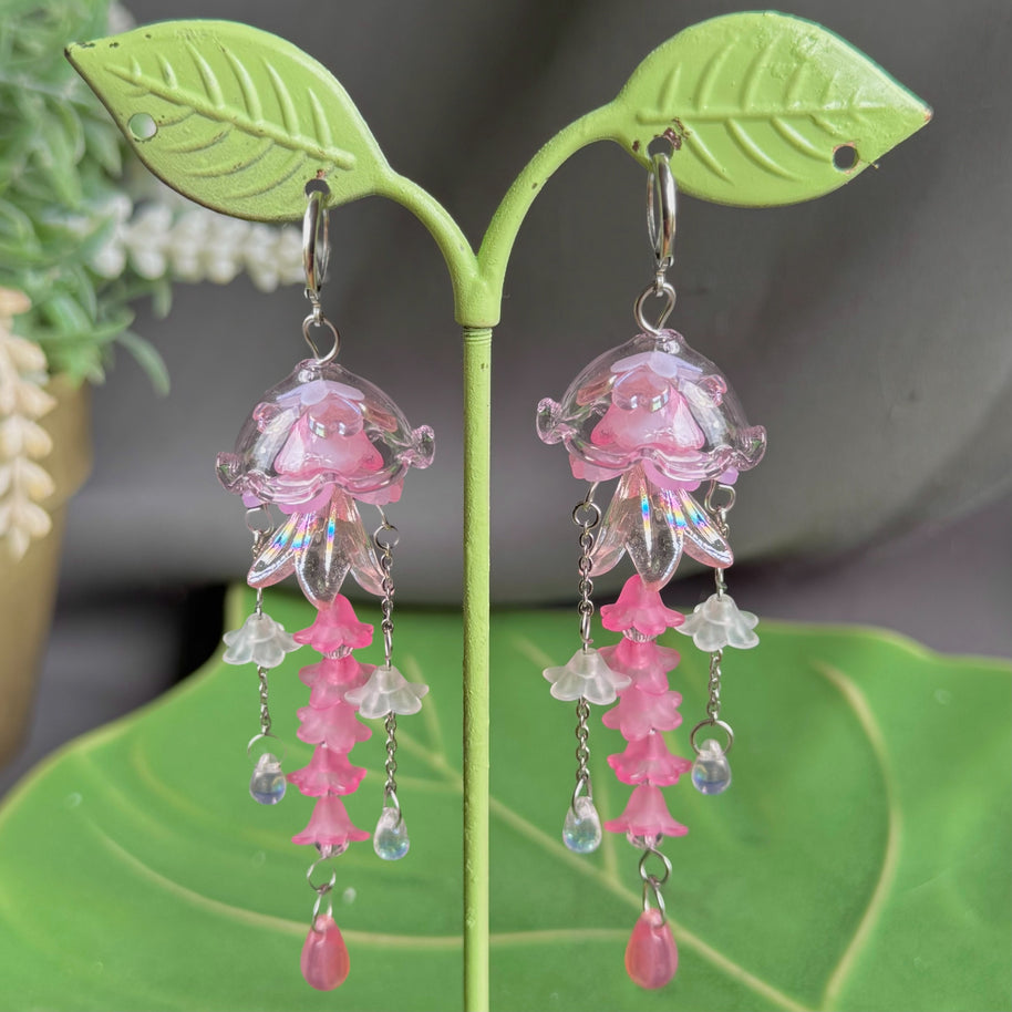 Customizable Steel Jellyfish Earrings Designs 1-6