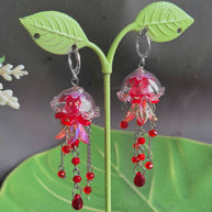 Customizable Steel Jellyfish Earrings Designs 1-6