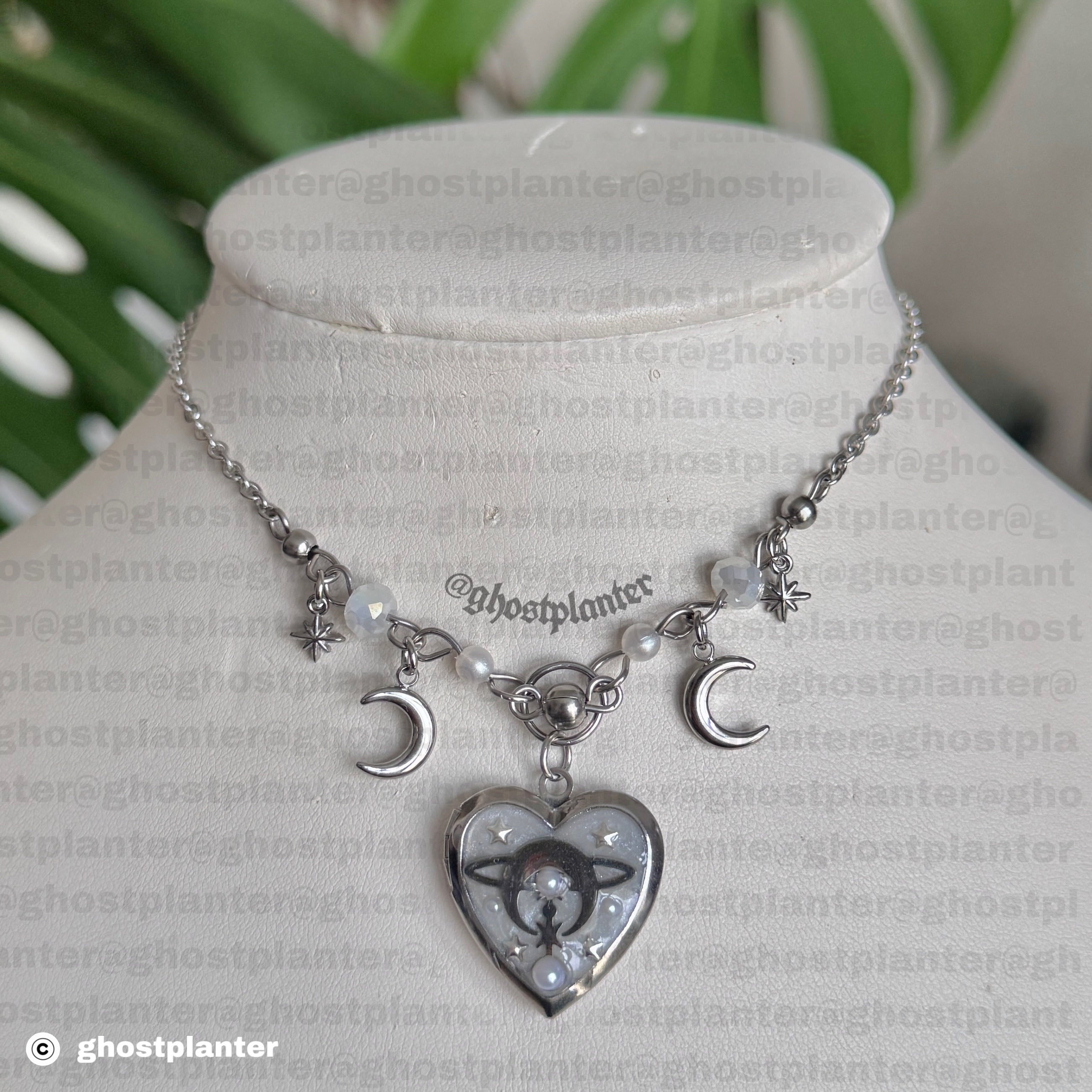 Silver Stainless Steel Locket Necklaces