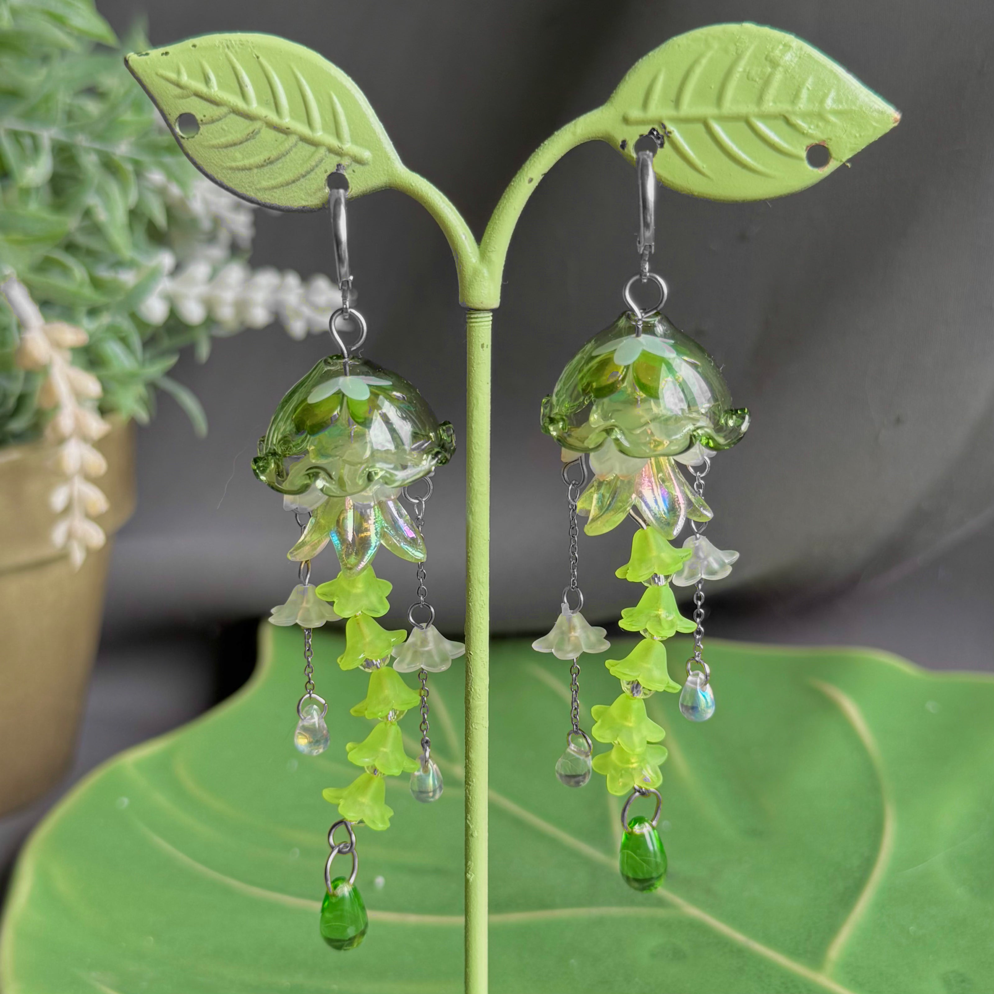 Customizable Steel Jellyfish Earrings Designs 1-6