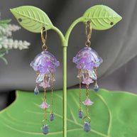 Customizable Steel Jellyfish Earrings Designs 1-6