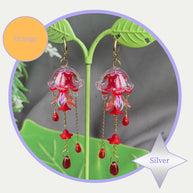 Customizable Steel Jellyfish Earrings Designs 1-6