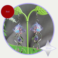 Customizable Steel Jellyfish Earrings Designs 1-6