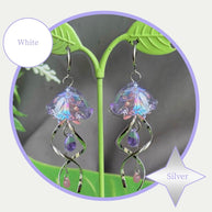 Customizable Steel Jellyfish Earrings Designs 1-6