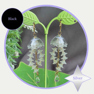 Customizable Steel Jellyfish Earrings Designs 1-6