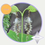 Customizable Steel Jellyfish Earrings Designs 1-6