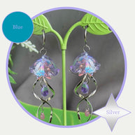 Customizable Steel Jellyfish Earrings Designs 1-6