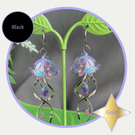 Customizable Steel Jellyfish Earrings Designs 1-6