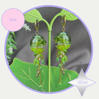 Customizable Steel Jellyfish Earrings Designs 1-6