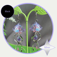 Customizable Steel Jellyfish Earrings Designs 1-6