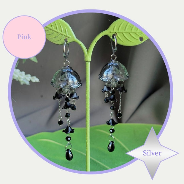 Customizable Steel Jellyfish Earrings Designs 7-8