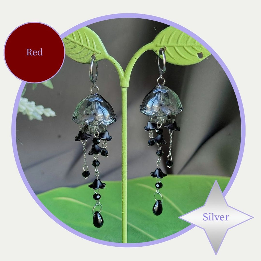 Customizable Steel Jellyfish Earrings Designs 7-8