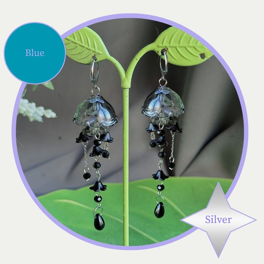 Customizable Steel Jellyfish Earrings Designs 7-8