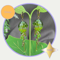 Customizable Steel Jellyfish Earrings Designs 1-6