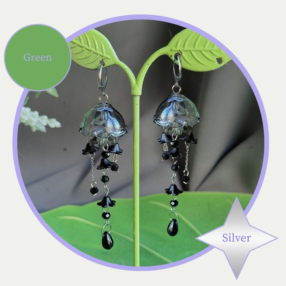 Customizable Steel Jellyfish Earrings Designs 7-8