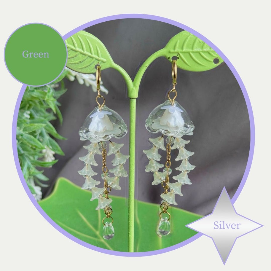 Customizable Steel Jellyfish Earrings Designs 1-6