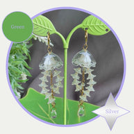 Customizable Steel Jellyfish Earrings Designs 1-6