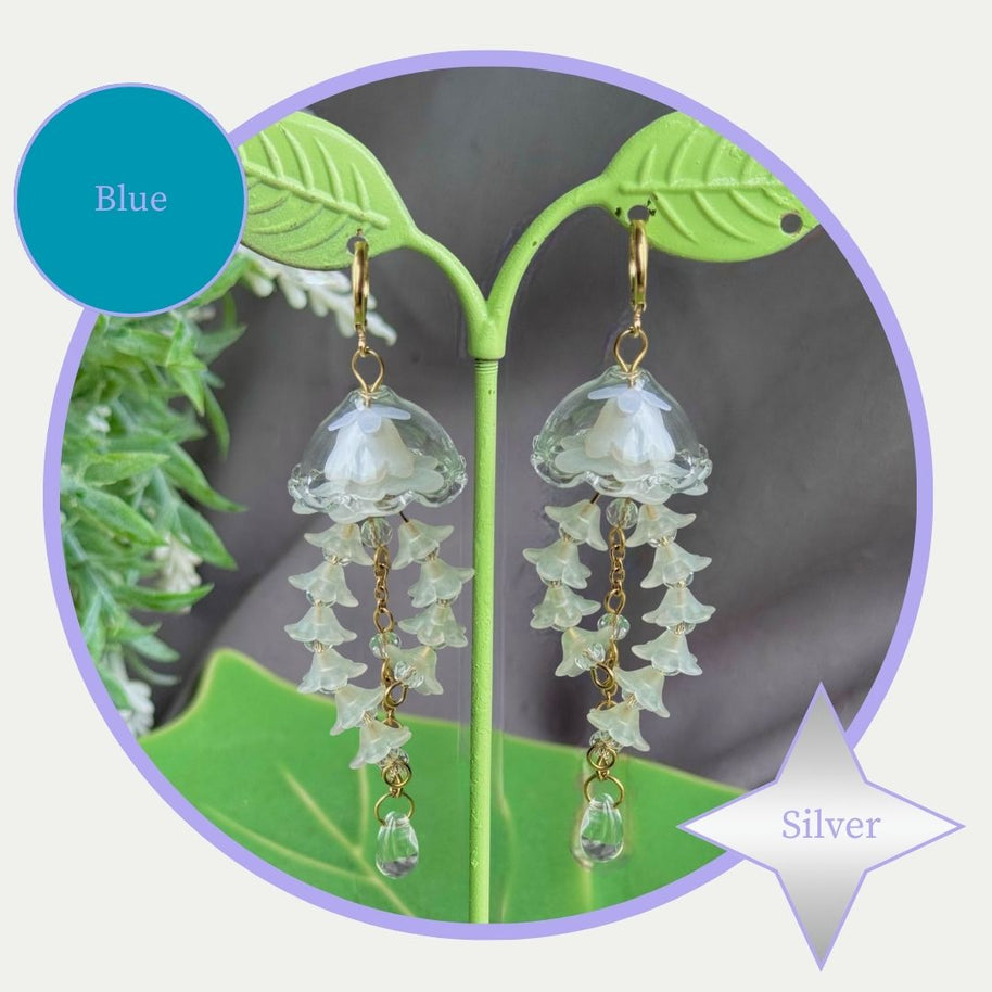 Customizable Steel Jellyfish Earrings Designs 1-6