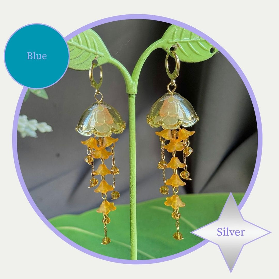 Customizable Steel Jellyfish Earrings Designs 7-8