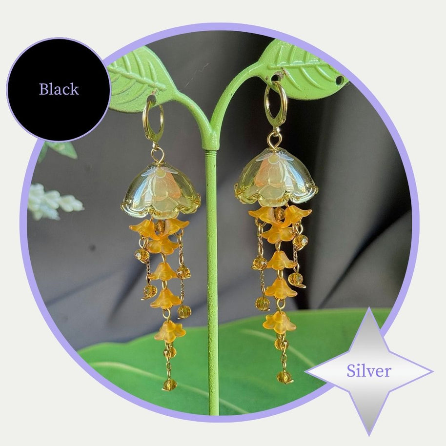 Customizable Steel Jellyfish Earrings Designs 7-8