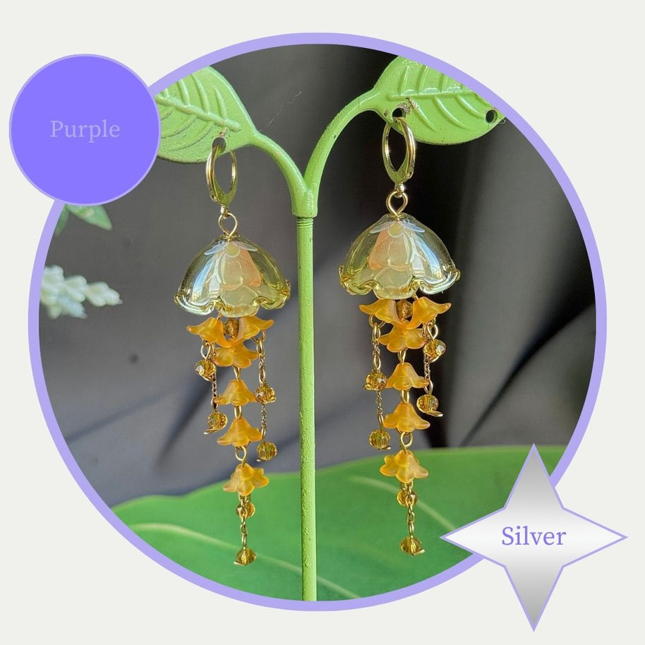 Customizable Steel Jellyfish Earrings Designs 7-8