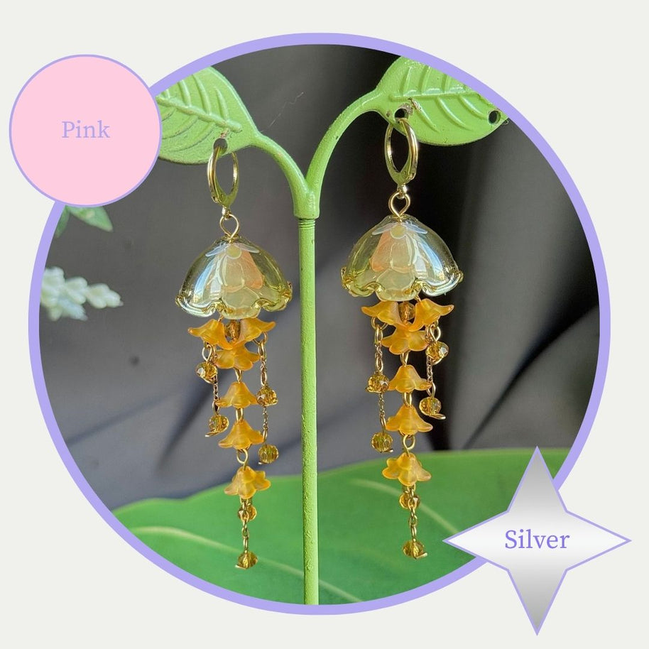 Customizable Steel Jellyfish Earrings Designs 7-8