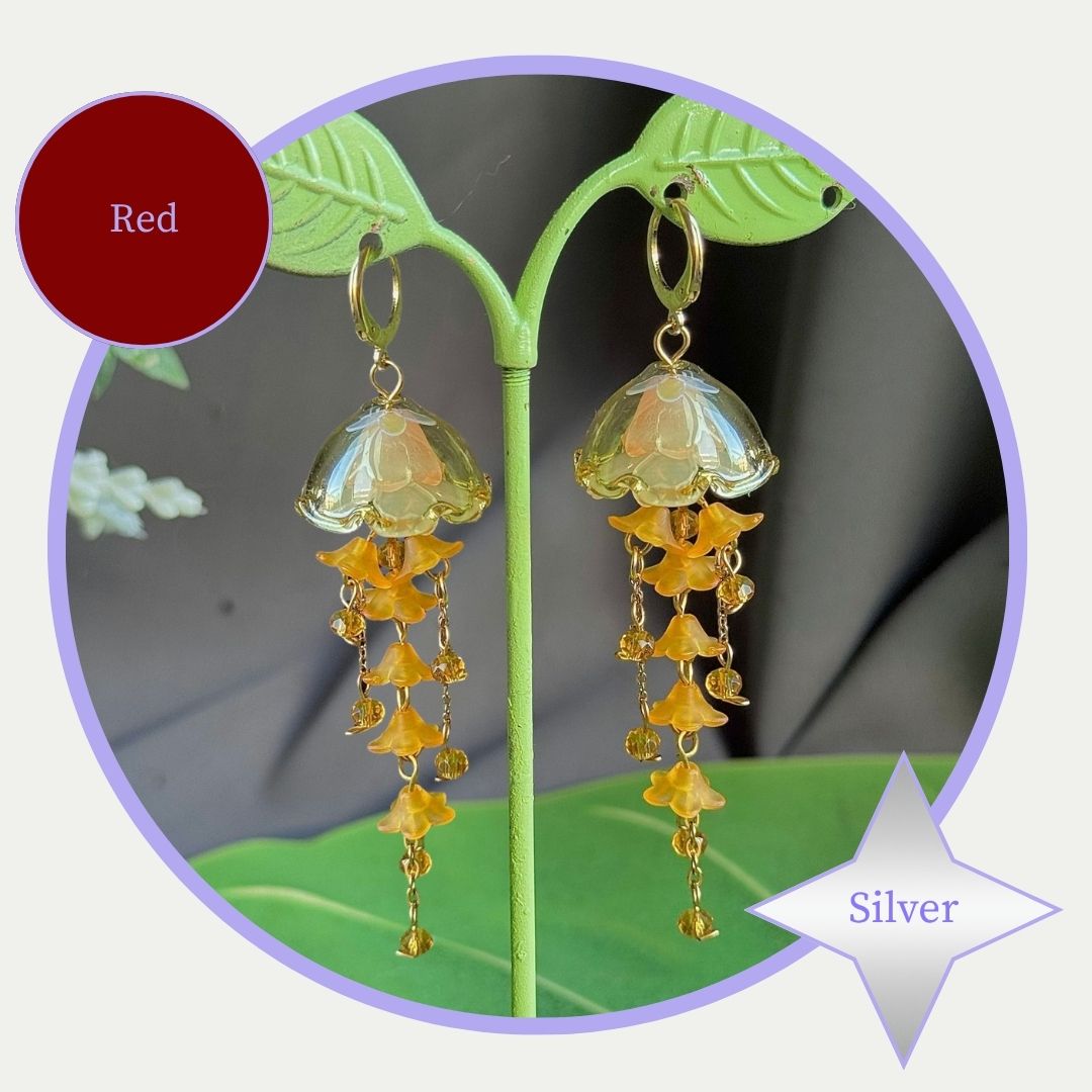 Customizable Steel Jellyfish Earrings Designs 7-8