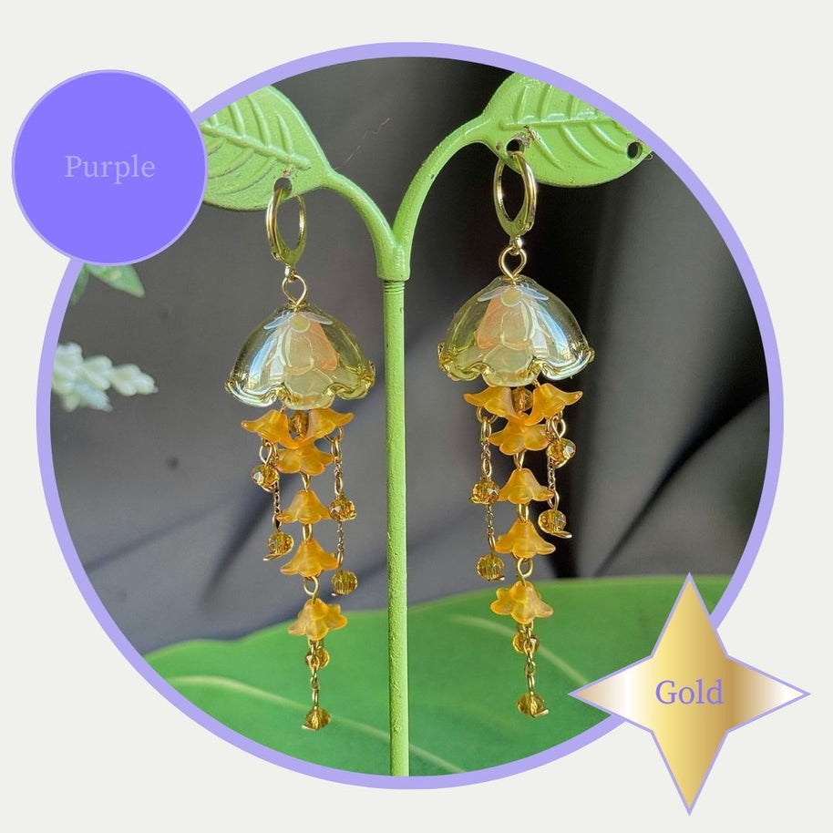 Customizable Steel Jellyfish Earrings Designs 7-8