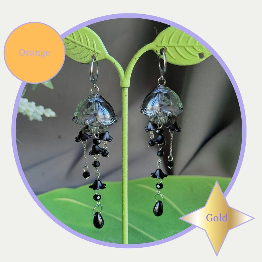 Customizable Steel Jellyfish Earrings Designs 7-8