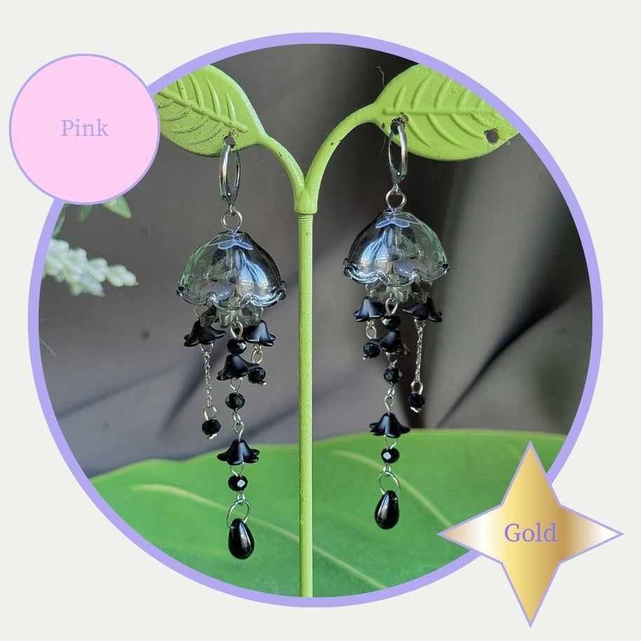 Customizable Steel Jellyfish Earrings Designs 7-8