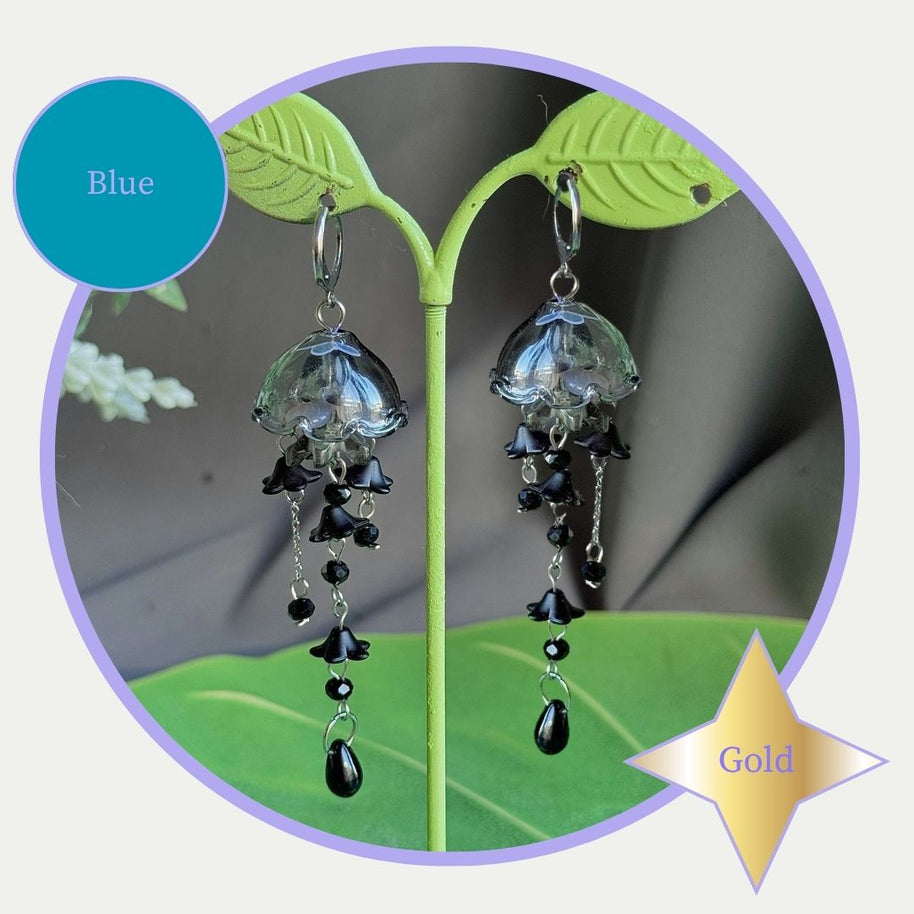 Customizable Steel Jellyfish Earrings Designs 7-8