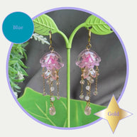 Customizable Steel Jellyfish Earrings Designs 1-6