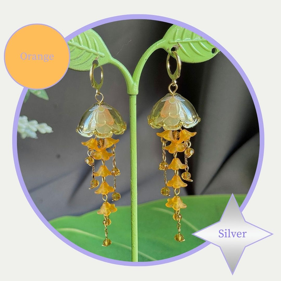 Customizable Steel Jellyfish Earrings Designs 7-8