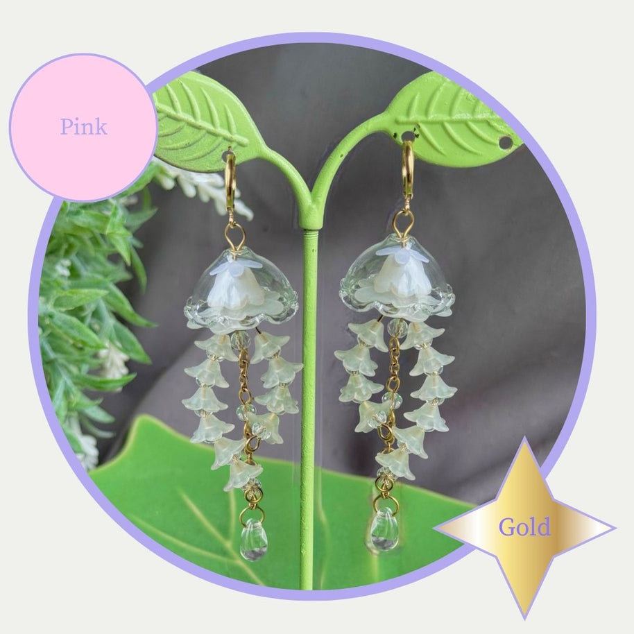 Customizable Steel Jellyfish Earrings Designs 1-6